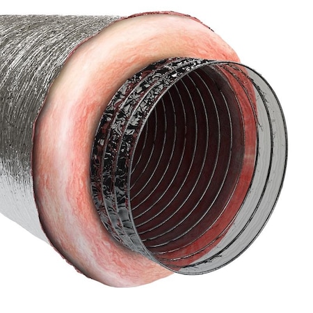 Imperial Imperial R6.0 25 ft. L X 10 in. D Silver Poly Duct MEA-1025-6